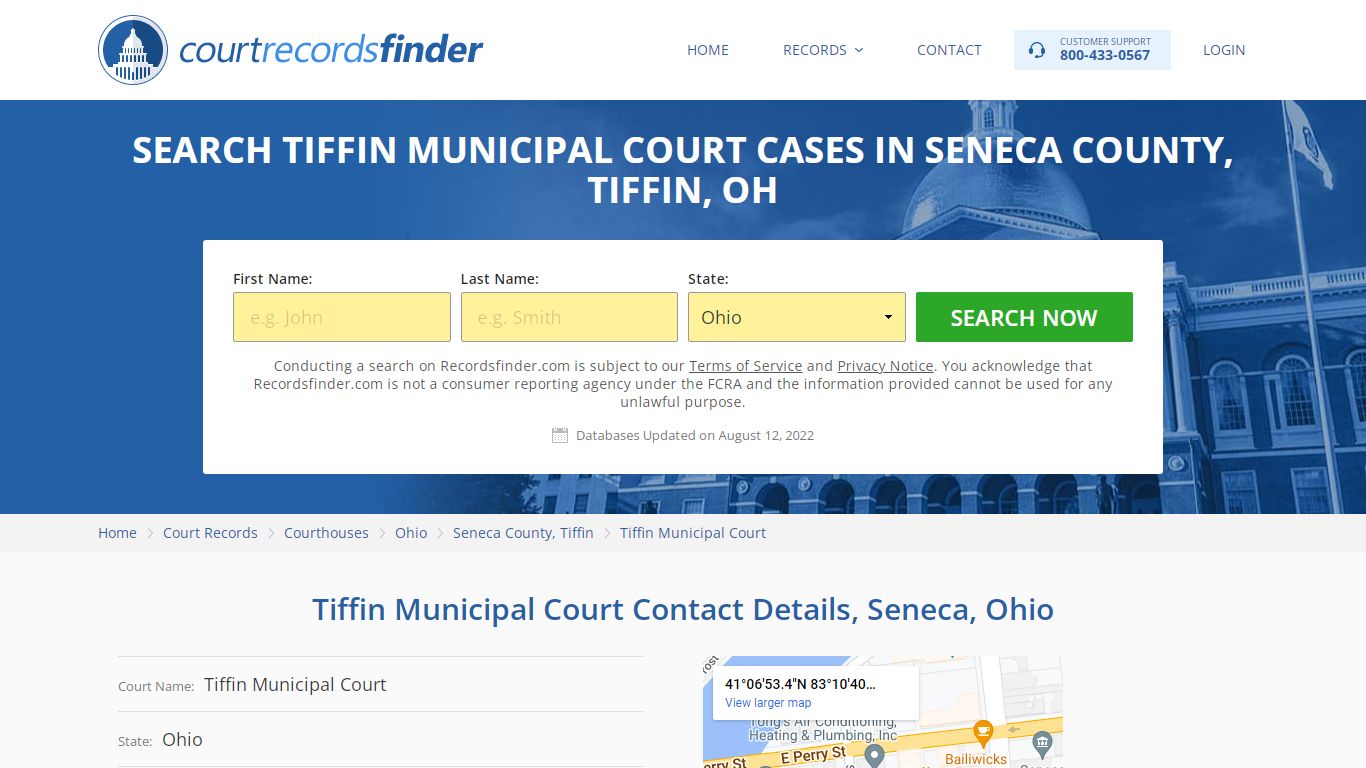 Tiffin Municipal Court Case Search - Seneca County, OH ...